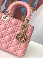 Forubags Lady Dior dark pink 20*17*9CM - 2