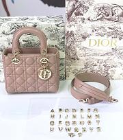 Forubags Lady Dior dusty pink 20*17*9CM - 6