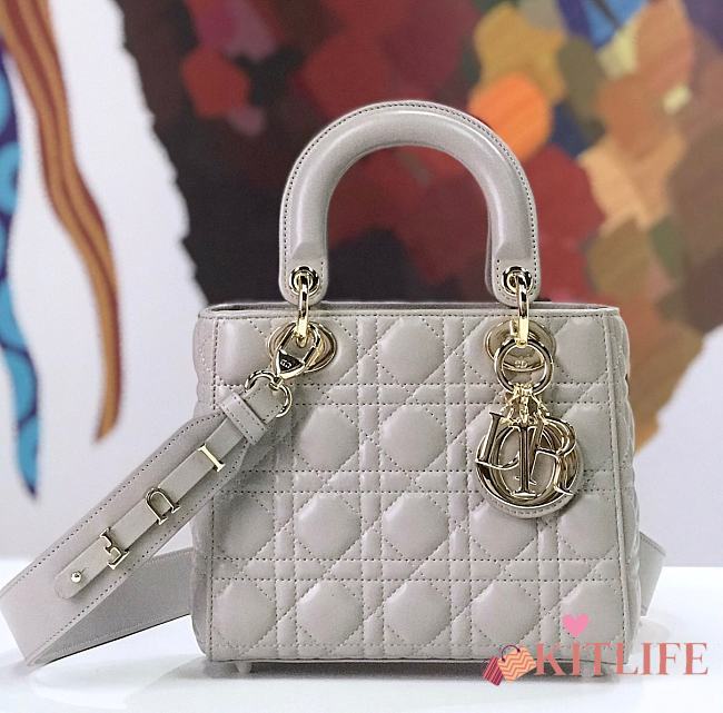  Forubags Lady Dior gray 20*17*9CM - 1