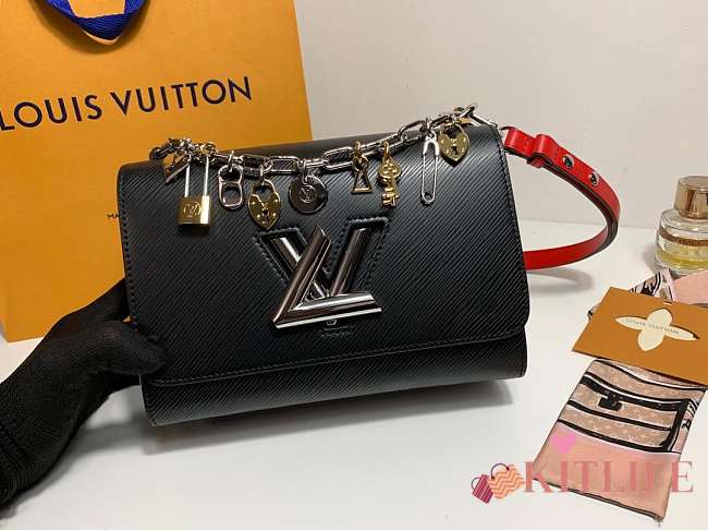 Forubags Louis Vuitton Twist Black with charm 23x17x9.5cm - 1