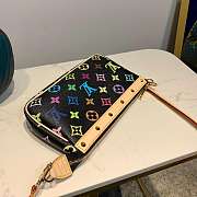 LOUIS VUITTON SHOULDER BAG BLACK - 2
