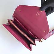 LOUIS VUITTON NEW WAVE LONG WALLET BURGUNDY - 3