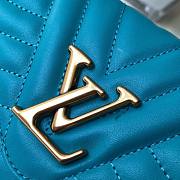 LOUIS VUITTON NEW WAVE LONG WALLET BLUE  - 2