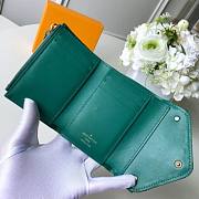 LOUIS VUITTON NEW WAVE COMPACT WALLET GREEN - 4