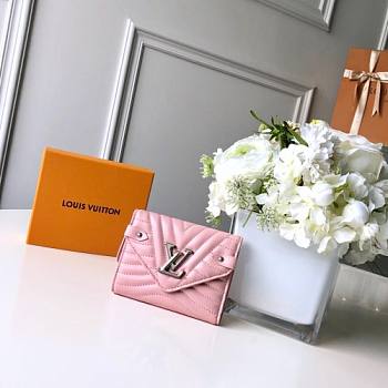 LOUIS VUITTON NEW WAVE COMPACT WALLET PINK