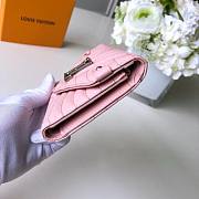 LOUIS VUITTON NEW WAVE COMPACT WALLET PINK - 4