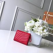LOUIS VUITTON NEW WAVE COMPACT WALLET RED - 6