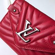 LOUIS VUITTON NEW WAVE COMPACT WALLET RED - 2