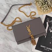 YSL KATE SHOULDER BAG WITH GOLD HARDWARE 20*17*6CM - 1