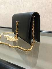 YSL Saint Laurent Caviar leather classic chain black bag 20*12.5*4cm - 6