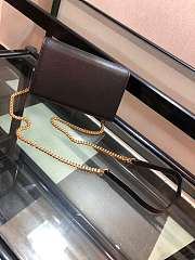 YSL Saint Laurent Caviar leather classic chain black bag 20*12.5*4cm - 5