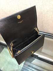 YSL Saint Laurent Caviar leather classic chain black bag 20*12.5*4cm - 3