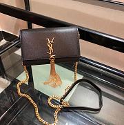 YSL Saint Laurent Caviar leather classic chain black bag 20*12.5*4cm - 1