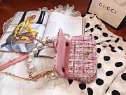 Chanel Woolen pearl bag Size : 19x12x5cm - 4