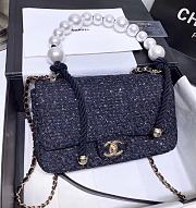 Forubags Chanel 2019ss Woolen pearl bag Size : 26CM - 1