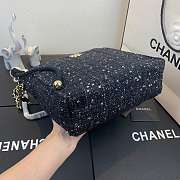 Chanel Pearl wool handbag Pearl handle 24*27*8cm - 2