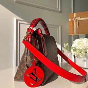 LOUIS VUITTON LV BEAUBOURG MM RED - 6