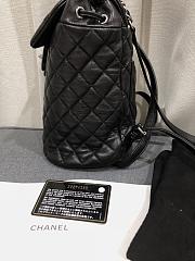 Kitlife Chanel Urban Spirit Black Backpack - 20x25x10cm - 3