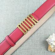 Dior women red belts 3.0cm - 2