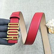 Dior women red belts 3.0cm - 3