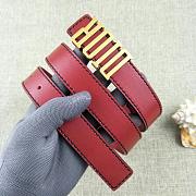 Dior women red belts 3.4cm - 1
