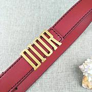 Dior women red belts 3.4cm - 2