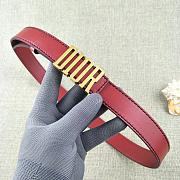 Dior women red belts 3.4cm - 3