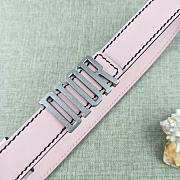 Dior women pink belts 3.4cm - 2