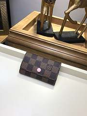 LOUIS VUITTON 6 KEY HOLDER Rose Ballerine N41624 - 6