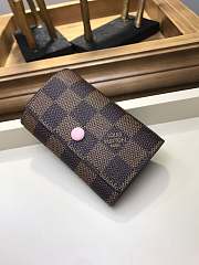 LOUIS VUITTON 6 KEY HOLDER Rose Ballerine N41624 - 5