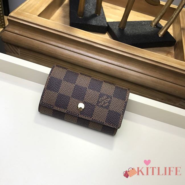 LOUIS VUITTON 6 KEY HOLDER  Brown N62630 - 1