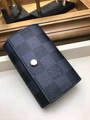 LOUIS VUITTON 6 KEY HOLDER Damier Graphite Canvas N62662 - 5