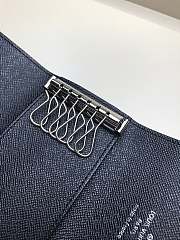 LOUIS VUITTON 6 KEY HOLDER Damier Graphite Canvas N62662 - 2