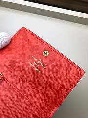 LOUIS VUITTON 6 KEY HOLDER RED - 4