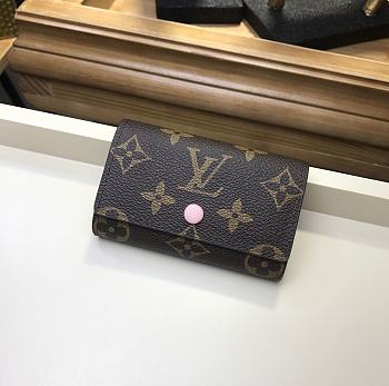 LOUIS VUITTON 6 KEY HOLDER PINK