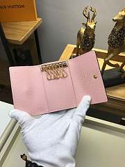 LOUIS VUITTON 6 KEY HOLDER PINK - 3