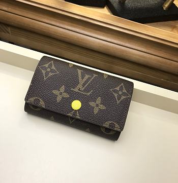 LOUIS VUITTON 6 KEY HOLDER YELLOW