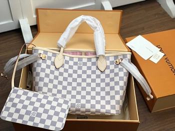 Louis Vuitton Neverfull PM N41362 Damier Azur canvas