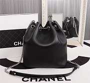 Forubags Chanel black bucket  bag - 5