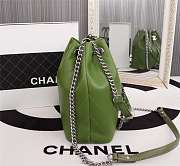 Forubags Chanel Green Bucket Bag - 3