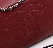 Forubags Chanel Burgundy Bucket Bag - 5