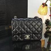 Chanel Mini Flap Bag Lambskin Leather With Gold&Silver Hardware 17CM - 4