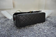 Chanel Black Caviar Leather Flap Bag With Gold / Silver Hardware Size 33cm - 4