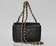 Chanel Black Caviar Leather Flap Bag With gold Hardware - 4