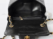 Chanel Black Caviar Leather Flap Bag With gold Hardware - 3