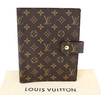 LOUIS VUITTON LARGE RING AGENDA COVER R20106