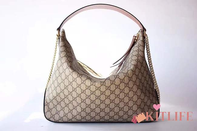Gucci GG Supreme large hobo Style ‎477324 KHNKG 8534 - 1