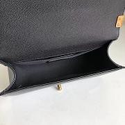 Forubags Chanel Caviar Chevron Quilted Medium Boy Black Bag With Retro gold  - 3