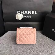 Forubags Chanel Mini Flap Pink Bag Lambskin Leather With Gold Hardware - 4
