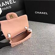 Forubags Chanel Mini Flap Pink Bag Lambskin Leather With Gold Hardware - 2